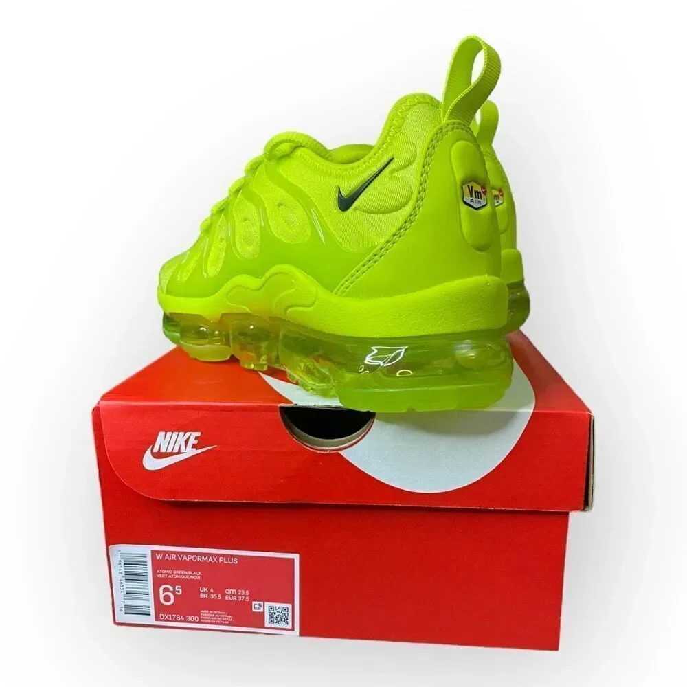Nike Air VaporMax Plus Running Shoes Atomic Green DX1784-300 Womens size 6.5